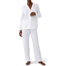 The White Company Pamuklu Pijama Takımı - Şıklık ve Konforu Bir Arada Sunan Mevsimler Arası Pijama Seti