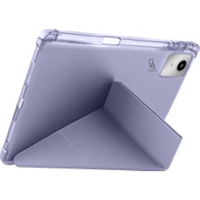 Coolacs Lenovo Tab M11 TB-330FU 11 Inç Uyumlu Tri Fold Kalemlikli Tablet Kılıfı Ekran Koruyucu Kalem Seti