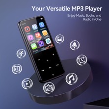 64GB Bluetooth Mp3 Çalar, Agptek M3 2.4 Inç Müzik Çalar, Hoparlör