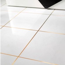 Ynt İthalat Populermarketim - 0.5 cm 50 Metre Gold Fayans Arası Şerit Bant