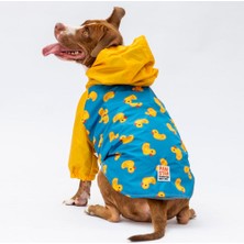 Pawstar Pekin Polarlı Su Geçirmez Orta-Büyük Irk Köpek Yağmurluğu