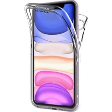 Piyasa Sepeti Apple iPhone XS Max Çift Taraflı Silikon Kılıf Şeffaf