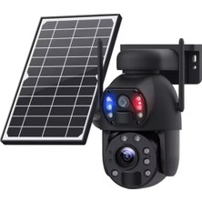 Wificam 36x Optik Zoom 4G Çift Kameralı Solar Kamera - Lazer Kızılötesi - Gece Görüş