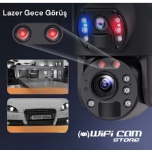 Wificam 36x Optik Zoom 4G Çift Kameralı Solar Kamera - Lazer Kızılötesi - Gece Görüş