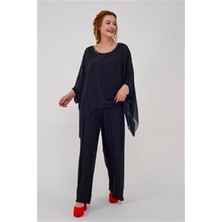 Bohem Stil Italyan Yarasa Kollu Ipek Bluz