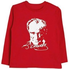 Eren Style Es Atatürk Baskılı Uzun Kol T-Shirt