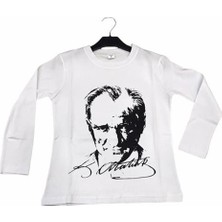 Eren Style Atatürk Baskılı Uzun Kol Çocuk T-Shirt