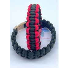 Concept Hubutu 2’li Kalın Paracord Kilitli Paraşüt Ipi Örgü Erkek Bilekliği