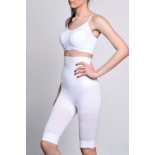 Emay Beyaz Emay 2015 Yüksek Bel Double Uzun Paçalı Korse 3xl