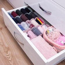 İly Store 9 Adet Çorap Düzenleyici, Çekmece İçi Düzenleyici, Organizer, Antrasit