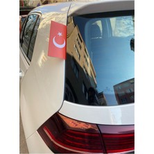 Quart Aksesuar Türk Bayrağı Oto Bayrağı Araba Araç Etiket