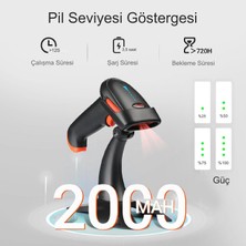 Tera Pro Kablosuz 1d 2d Qr Barkod Tarayıcı, 3'ü 1 Arada Bluetooth ve 2.4g Kablosuz Barkod Okuyucu HW0002