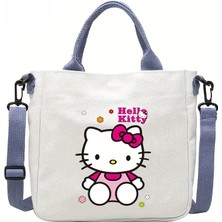 Kanvas El ve Omuz Çantası Hello Kitty Figürlü HK10851