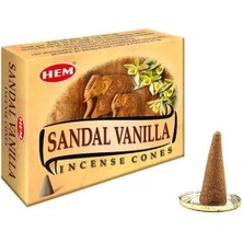 Hem Tütsü Sandal Vanilla Cones