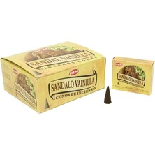 Hem Tütsü Sandal Vanilla Cones