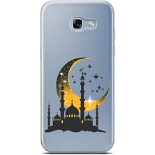 Zeyno Samsung A3-2017 Uyumlu Hilal Camii Desenli Silikon Kılıf