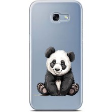 Zeyno Samsung A3-2017 Uyumlu Sevimli Panda Desenli Silikon Kılıf