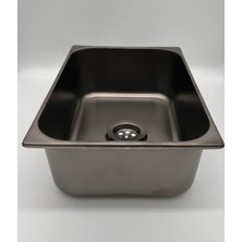 Kmm Marine Evye 26 x 32.5 x 15 cm Füme Renk Kaplama