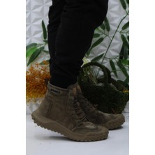 Fort Guja 24K503 Bej Süet Rahat Esnek Orijinal Ürün  Deri Erkek Bot