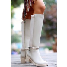 Kazax Elhat Bej Cilt Topuklu Çizme