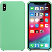 Piyasa Sepeti Apple iPhone XS Max Altı Açık Liquit Lansman Silikon Mint Yeşil