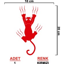 Sönmez Sticker Düşen Kedi Sticker - Araba Sticker - Araç Sticker - Oto Sticker