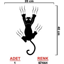 Sönmez Sticker Düşen Kedi Sticker - Araba Sticker - Araç Sticker - Oto Sticker