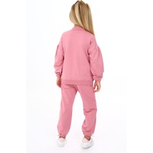 Toontoy Kız Çocuk Baskılı Eşofman Takım