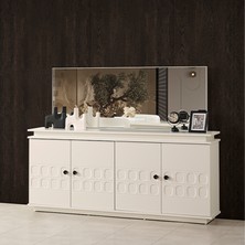 Eymense Petek Modern Yemek Odası Konsol Ayna