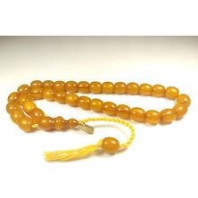 İskeçe Tesbih Osama Omari Usta Eseri 50 Yaşında Imame Oturtma Havşalı Alman Faturan Tesbih Sertifikalı 6088