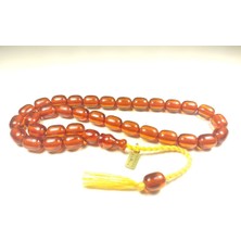 İskeçe Tesbih Osama Omari Usta Eseri 50 Yaşında Imame Oturtma,havşalı,alman Faturan Tesbih Sertifikalı 6027