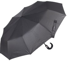Marlux Siyah Desenli Hakiki Deri Baston Saplı Tam Otomatik Premium Erkek Şemsiye M21MAR1003MR002