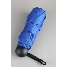 Marlux Mini Süper Çantalı Fermuarlı Kılıflı Rüzgar Koruma 8 Fiber Telli Şemsiye Mavi MARLUX214ML Kapsül Şemsiye