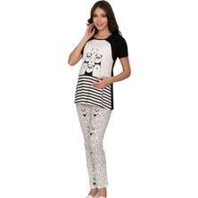 Lohusa Kısa Kol Pijama Takım L78-01