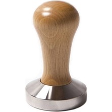 Vodinox Cafe Bar Barista Ekipmanları Kahve Espresso Tamper Temper Inox Paslanmaz Ahşap Saplı 58 mm