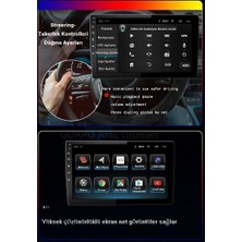 Victor Kia Rio 2006-2011 Yıl Android Sürüm 13 Kablosuz Carplay Navigasyon Multimedya 9 Inç Ekran  2g Ram 32GB Hafızav Çerçeve ve Arka Görüş Kamerası ile