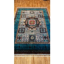 Türkmen Rug  El Dokuma Afgan Memlük Halısı