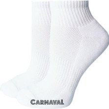 Carnaval Socks Beyaz Renkli Havlu Patik