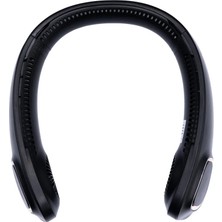 Greenmall Siyah Taşınabilir ve Şarjlı Boyun Fanı- Built-In 2000MAH Neck Fan Siyah