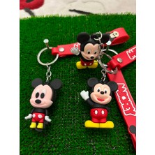 Chipper Mickey Mouse Silikon Anahtarlık 2 Adet ( Stok Durumuna Göre Gönderim Sağlanır )