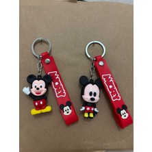 Chipper Mickey Mouse Silikon Anahtarlık 2 Adet ( Stok Durumuna Göre Gönderim Sağlanır )