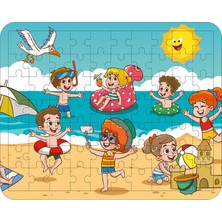 Gift Plus 70 Parça Ahşap Eğitici Yapboz Puzzle Seti (Set 1)