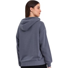 Yakamor Kadın Şardonsuz Kapüşonlu Oversize Sweat
