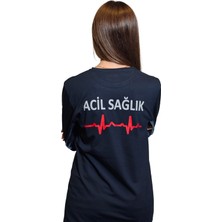 A Kalite 112 Acil Sağlık Uzun Kollu Lacivert Renk Sweat  Modeli