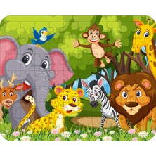 Gift Plus 70 Parça Ahşap Eğitici Yapboz Puzzle Seti (Set 6)