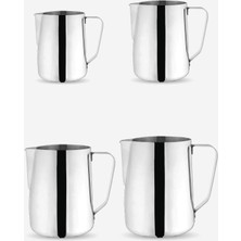 Epinox Süt Potu Barista Pitcher Seti - Paslanmaz Çelik | 350ML + 500ML + 700ML + 1000ML