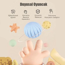 Learning Fun 6 Parça Duyusal Oyuncak Yumuşak Banyo Oyuncağı 6AY+