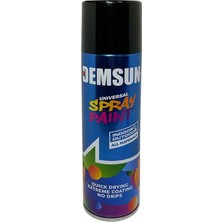 Demsun Sprey Boya Akrilik Efektli Mat Siyah 200 ml RAL9005