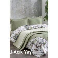 Kristal Casual 7 Parça Çift Taraflı Gelin Seti Haki - Açık Yeşil