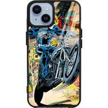 S-Case iPhone 14 Plus Hayalet Sürücü Tasarımlı Lansman Glossy Telefon Kılıfı